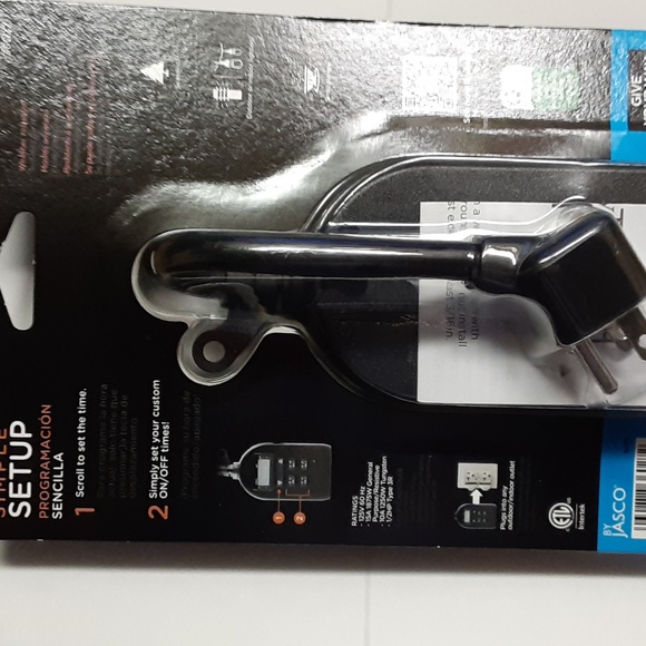 myTouchSmart Indoor/Outdoor Plug-In Digital Timer Black - Picture 6 of 8